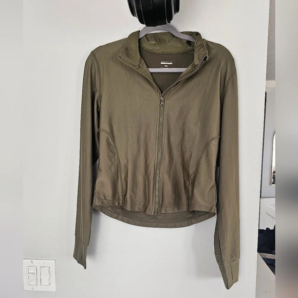 Workout Olive Green Jacket Size XXL - Picture 1 of 4